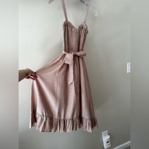NWT Tan Midi Dress - Size XS